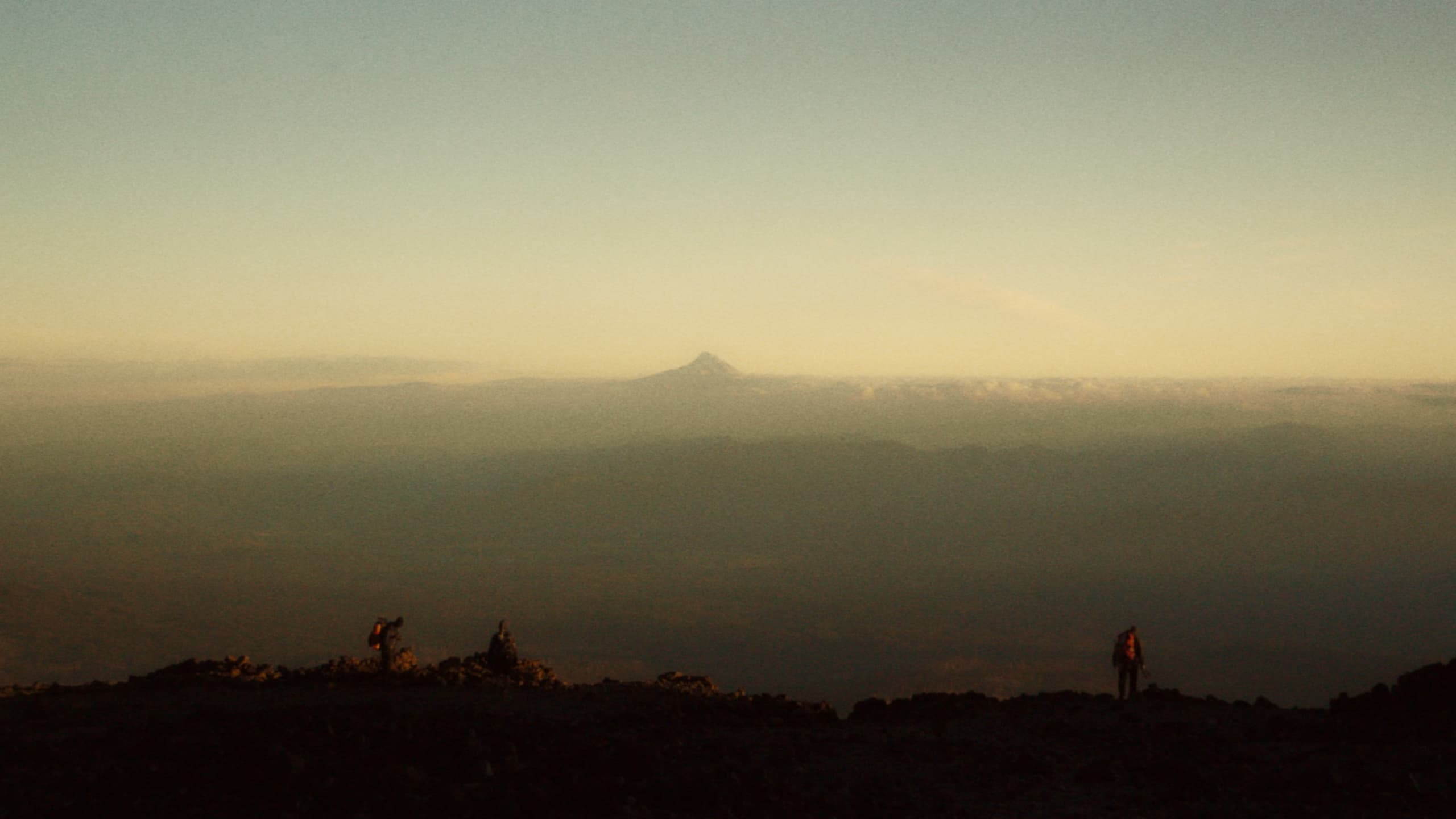 Scenic mountain sunrise